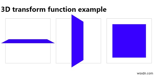 การทำงานกับ CSS3 3D Transform Functions 
