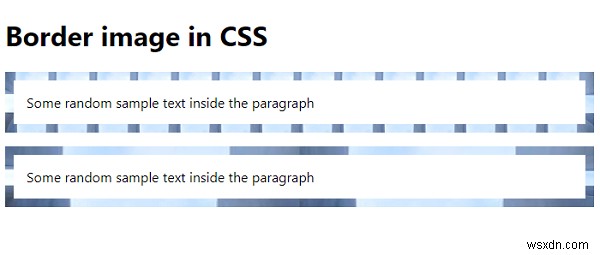 วิธีสร้างภาพเส้นขอบใน CSS 