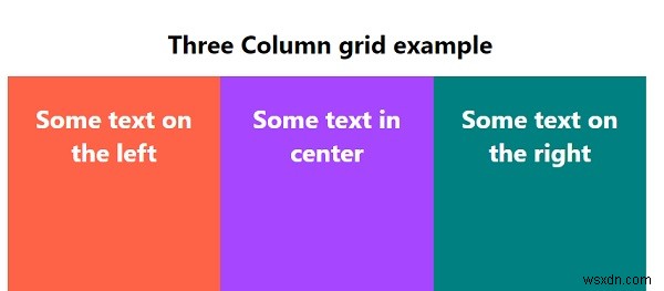 จะสร้างตารางเลย์เอาต์ 3 คอลัมน์ด้วย CSS ได้อย่างไร 