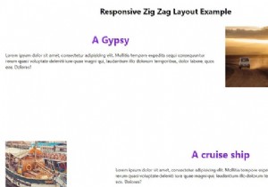 จะสร้างเลย์เอาต์ zig zag (สลับ) ที่ตอบสนองด้วย CSS ได้อย่างไร 