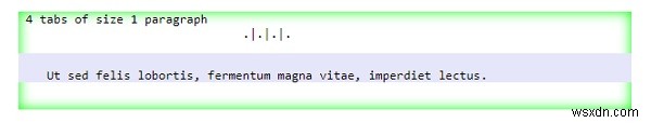 การตั้งค่าขนาดแท็บใน HTML ด้วยคุณสมบัติขนาดแท็บ CSS 