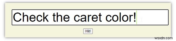 เปลี่ยนสีเคอร์เซอร์ด้วย CSS caret-color 