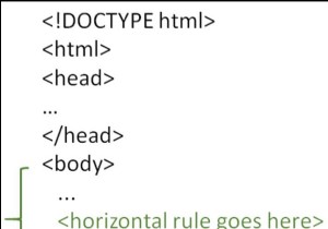 กฎแนวนอนในหน้า HTML คืออะไร 