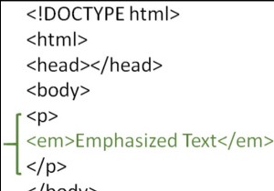 จะใช้การจัดรูปแบบเน้นใน HTML ได้อย่างไร 