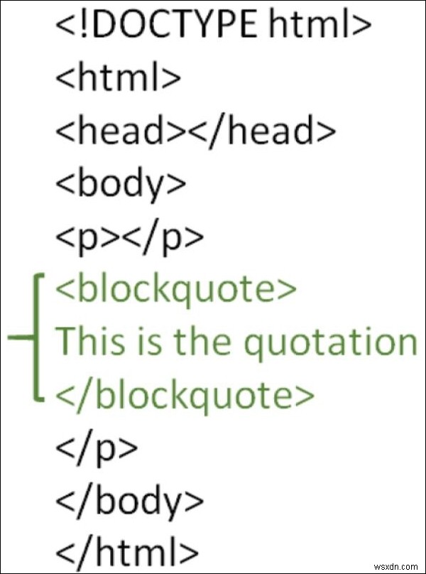 จะใช้ blockquote ใน HTML ได้อย่างไร? 