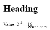 วิธีการทำเครื่องหมายตัวยกข้อความใน HTML? 