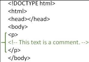 จะสร้างความคิดเห็นที่ซ่อนอยู่ใน HTML ได้อย่างไร? 