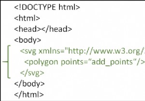 วิธีการวาดรูปหลายเหลี่ยมใน HTML5 SVG? 