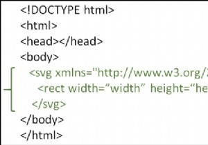 วิธีการวาดสี่เหลี่ยมผืนผ้าใน HTML5 SVG? 