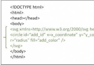 วิธีการวาดวงกลมกลวงใน SVG? 
