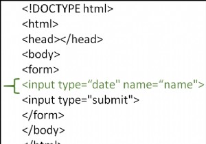 จะใช้ฟิลด์ประเภทอินพุตกับฟิลด์วันที่ใน HTML ได้อย่างไร? 