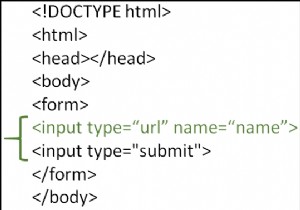 จะใช้ประเภทอินพุต URL ใน HTML ได้อย่างไร 