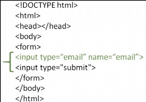 จะใช้ประเภทการป้อนข้อมูลอีเมลใน HTML ได้อย่างไร? 