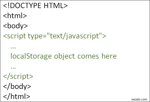 จะเก็บชื่ออย่างถาวรโดยใช้ HTML5 Local Storage ได้อย่างไร? 