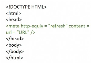 จะเปลี่ยนเส้นทางเว็บเพจไปยัง URL อื่นโดยอัตโนมัติได้อย่างไร 