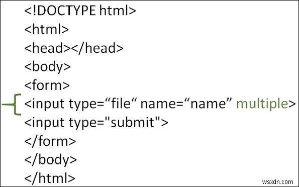 จะจำกัดรายการสูงสุดในอินพุตหลายรายการได้อย่างไร ( input type=“file” หลายรายการ / ) 