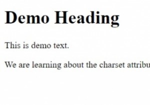 HTML  meta  ชุดอักขระแอตทริบิวต์ 
