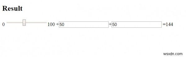 HTML  output  สำหรับแอตทริบิวต์ 