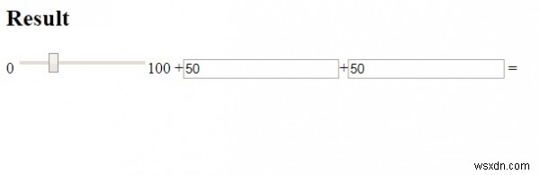 HTML  output  สำหรับแอตทริบิวต์ 