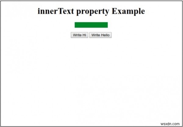 คุณสมบัติ HTML DOM innerText 