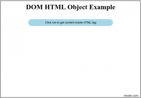 HTML DOM HTML Object 