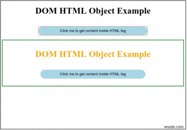 HTML DOM HTML Object 