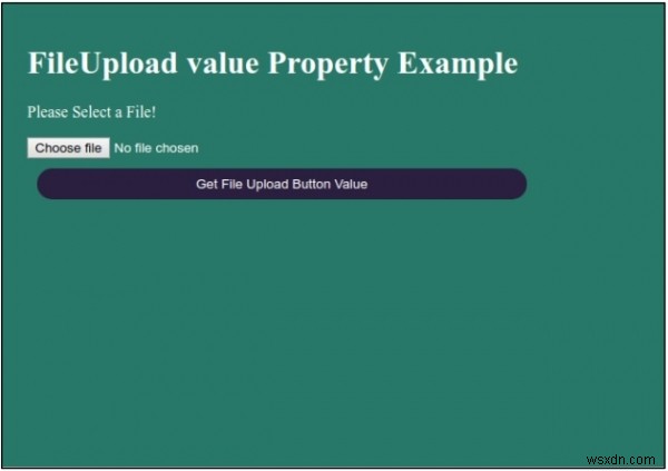 HTML DOM Input FileUpload value คุณสมบัติ 