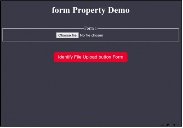 HTML DOM Input FileUpload แบบฟอร์มคุณสมบัติ 