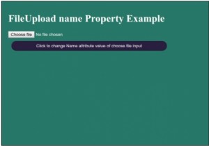 HTML DOM Input FileUpload ชื่อ คุณสมบัติ 