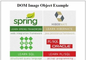 คุณสมบัติการเก็บรูปภาพ HTML DOM 