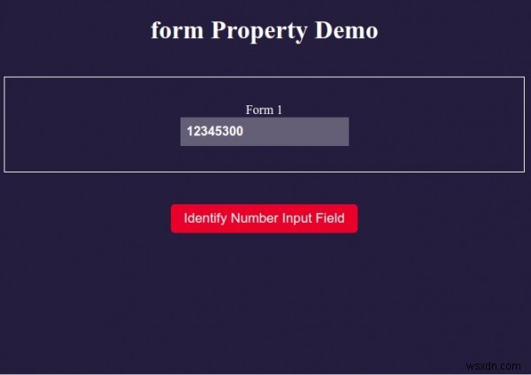 แบบฟอร์ม HTML DOM Input Number คุณสมบัติ 