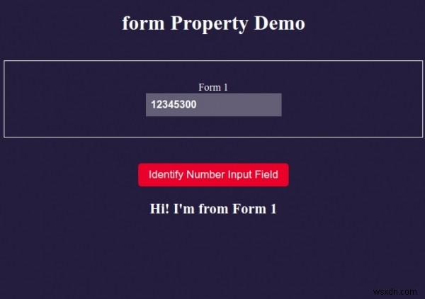 แบบฟอร์ม HTML DOM Input Number คุณสมบัติ 