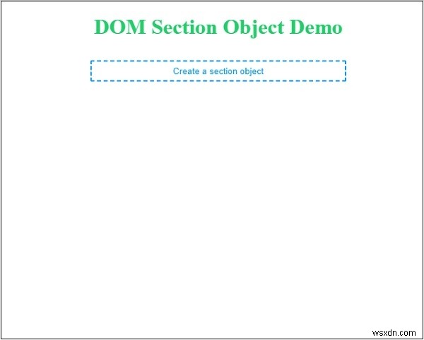 ออบเจ็กต์ส่วน HTML DOM 