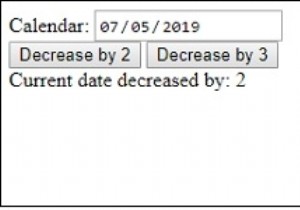 HTML DOM Input Date stepDown() Method 