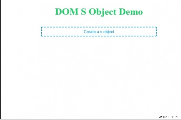 วัตถุ HTML DOM S 