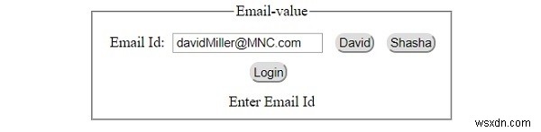 HTML DOM อินพุต ค่าอีเมล คุณสมบัติ 