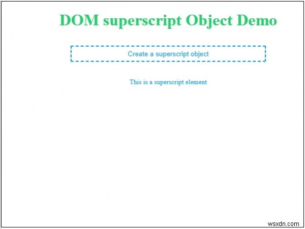 วัตถุตัวยก HTML DOM 