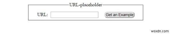 HTML DOM อินพุต URL ตัวยึดตำแหน่ง คุณสมบัติ 