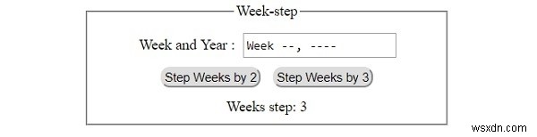 HTML DOM Input Week ขั้นตอนคุณสมบัติ 