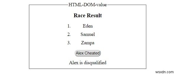 HTML DOM li วัตถุ 