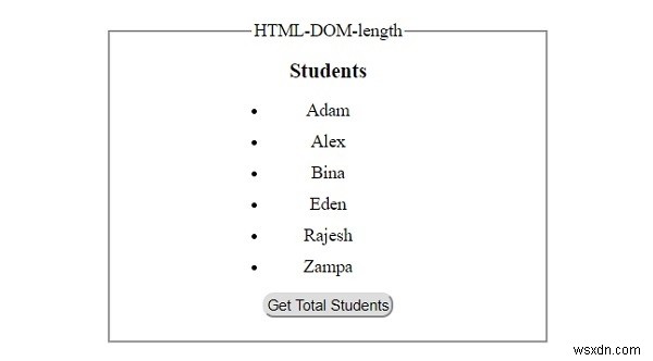 คุณสมบัติความยาว HTML DOM 