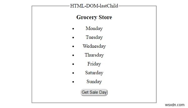 คุณสมบัติ HTML DOM LastChild 