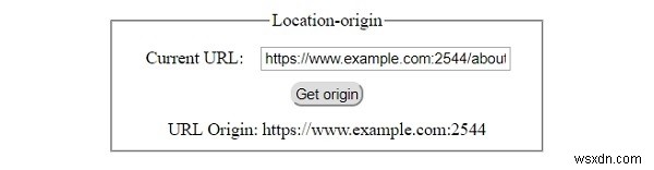 HTML DOM สถานที่ต้นทาง คุณสมบัติ 