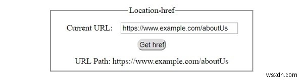 HTML DOM ตำแหน่ง href คุณสมบัติ 