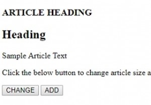 วัตถุบทความ HTML DOM 