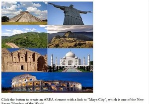 วัตถุพื้นที่ HTML DOM 