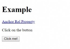 HTML DOM คุณสมบัติ Anchor rel 