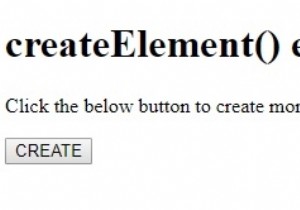 HTML DOM createElement() วิธีการ 