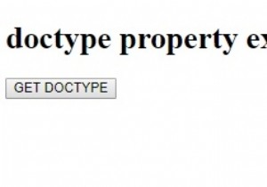 คุณสมบัติประเภทเอกสาร HTML DOM 