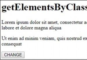 HTML DOM getElementsByClassName() เมธอด 
